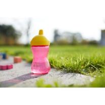 Philips AVENT Неразливаща се чаша с твърд накрайник 300мл, 18м+, червена