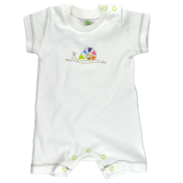 For Babies Дафра Бебешко гащеризонче с къс ръкав