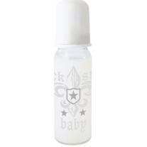 Rock Star Baby бебешка бутилка 250ml Fleur de lis white