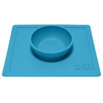 Ezpz подложка за хранене Happy Bowl в син цвят 24M+