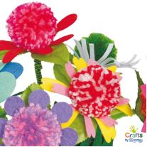 Направи си цветя от помпони Andreu toys 