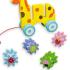 Играчка за дърпане - Жираф със зъбни колела Andreu toys 