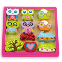 Играчка за нанизване Бухали Andreu toys 