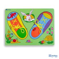 Пъзел Обувка за връзване Andreu toys
