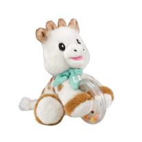 Плюшена играчка с дрънкалка Sophie-la-giraffe