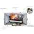CHILDHOME Mommy Bag Чанта За Мама Сиво Бяло