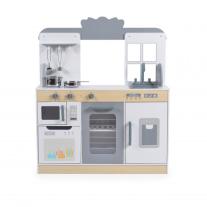 Moni Toys дървена кухня и ресторант 2В1 7261