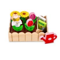 Дървени цветя за засаждане, Моята малка градина Lelin Toys