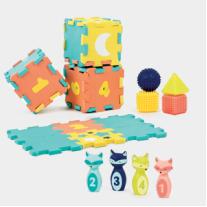 Ludi Килимче LUDI с боулинг и сензорни играчки