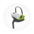 Swandoo Стол за кола Swandoo Albert i-Size (0-13 кг), Lime&Sesame Grey