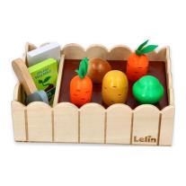Дървени зеленчуци за засаждане, Моята зеленчукова градина Lelin Toys
