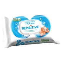 BEBELAN SENSITIVE Биоразградими влажни кърпи 99,7% вода 64бр