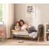 Tutti Bambini Cozee XL Junior Bed & Sofa Oak & Charcoal, легло близо до мен, трансфсформиращо се в стандартно легло и диван Tutti Bambini Cozee XL Junior Bed & Sofa Oak & Charcoal, легло близо до мен, трансфсформиращо се в стандартно легло и диван