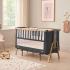 Tutti Bambini Cozee XL Junior Bed & Sofa Oak/Liquorice, легло близо до мен, трансфсформиращо се в стандартно легло и диван Tutti Bambini Cozee XL Junior Bed & Sofa Oak/Liquorice, легло близо до мен, трансфсформиращо се в стандартно легло и диван