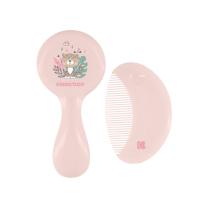 KIKKA BOO Гребен и четка от естествен косъм Savanna Pink