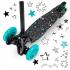 Детски тротинетка MoMI WEENDY turquoise stars Детски тротинетка MoMI WEENDY turquoise stars