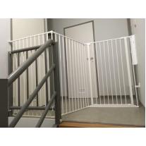 BabyDan Комбинирана преграда L - 105 см височина white