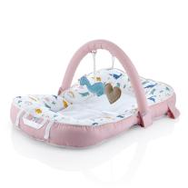 Babyjem Бебешко гнездо 3 в 1 Дино Розово