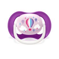 Philips AVENT Ортодонтични залъгалки Ultra Air HAPPY + стерилизаторна кутия (0-6м), НАДПИС/ПЕПЕРУДА, 2 бр./оп.
