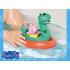 TOMY Toomies Peppa Pig Джордж с лодка Динозавър E73106D
