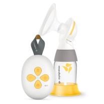 Medela Единична двуфазна електрическа помпа за кърма Solo+ 1бр. шише и 1бр. фуния