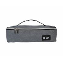 KIKKA BOO Чанта за храна Foody Dark Grey 28x10x8cm