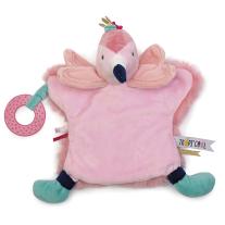 Eurekakids 0113391 Мека играчка за гушкане с активности Фламинго