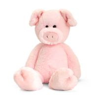 Keel Toys, Плюшена играчка за гушкане, Ферма, Прасе