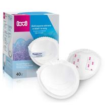 Lovi Подплънки за кърма с гел Discreet Elegance бели 40 бр