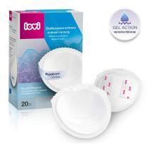 Lovi Подплънки за кърма с гел Discreet Elegance бели 20 бр