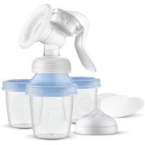 Avent Ръчна помпа за изцежане Natural Motion с чаши VIA