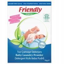 Friendly Organic Органичен прах за пране за бебешки дрехи, 1кг