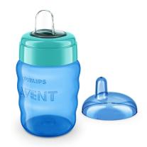 AVENT Чаша за лесен преход без дръжки 9м+, 260мл, синя