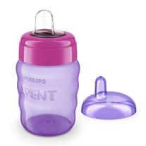AVENT Чаша за лесен преход без дръжки 9м+, 260мл, розова