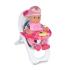 Moni Toys Кукла 36 см пишкаща със стол за хранене - 8385 Moni Toys Кукла 36 см пишкаща със стол за хранене - 8385