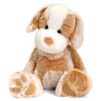 Keel Toys, Куче, плюшена играчка за гушкане, 18 см кафяво