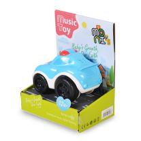 Moni Toys Бебешка музикална кола Blue - K999-146