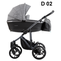 Bebetto Бебешка количка 2в1 - BRESSO Premium Class Dark, D02