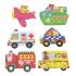 Пъзели за най-малките превозни средства Andreu toys Пъзели за най-малките превозни средства Andreu toys