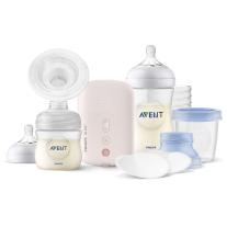 AVENT Комплект Електрическа Помпа Natural Motion + Шишета Natural + Контейнери VIA + Несесер 