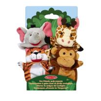 Melissa & Doug - Кукли за ръце за куклен театър - Животни от зоопарка