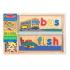 Melissa & Doug - Дървен образователен пъзел - Изписвай думи на английски език Melissa & Doug - Дървен образователен пъзел - Изписвай думи на английски език