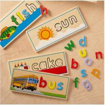Melissa & Doug - Дървен образователен пъзел - Изписвай думи на английски език