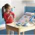 Melissa & Doug - Двустранна магнитна дъска за рисуване с ролка хартия Melissa & Doug - Двустранна магнитна дъска за рисуване с ролка хартия
