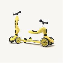 Детска тротинетка Scoot & Ride Highwaykick1 2 в 1 Лимон