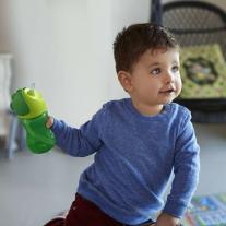 Чаша със сламка Philips AVENT 300 ml, 12м+, за момче