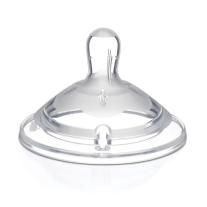 Биберон за хранене CHICCO Natural Feeling, комбиниран, 2 бр., 4м+