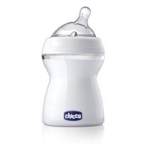 Шише за хранене CHICCO Natural Feeling 250 мл, силиконов биберон 2 капки, 2м+