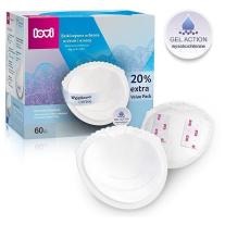Lovi Подплънки за кърма с гел DISCREET ELEGANCE бели 60 броя