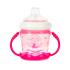 Canpol Нетечаща чаша с мек накрайник и дръжки 180мл SWEET FUN Pink